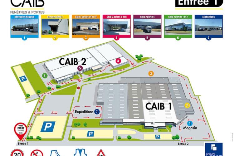 panneau plan usine
