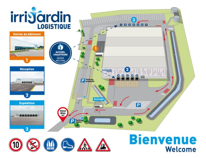 Plateforme logistique - Commune de Noé (Haute-Garonne) - Création de plan de circulation