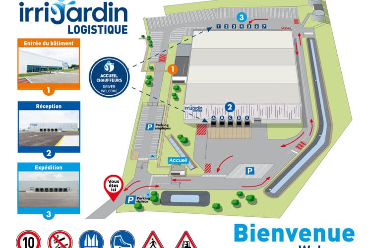 Plateforme logistique - Commune de Noé (Haute-Garonne) - Création de plan de circulation