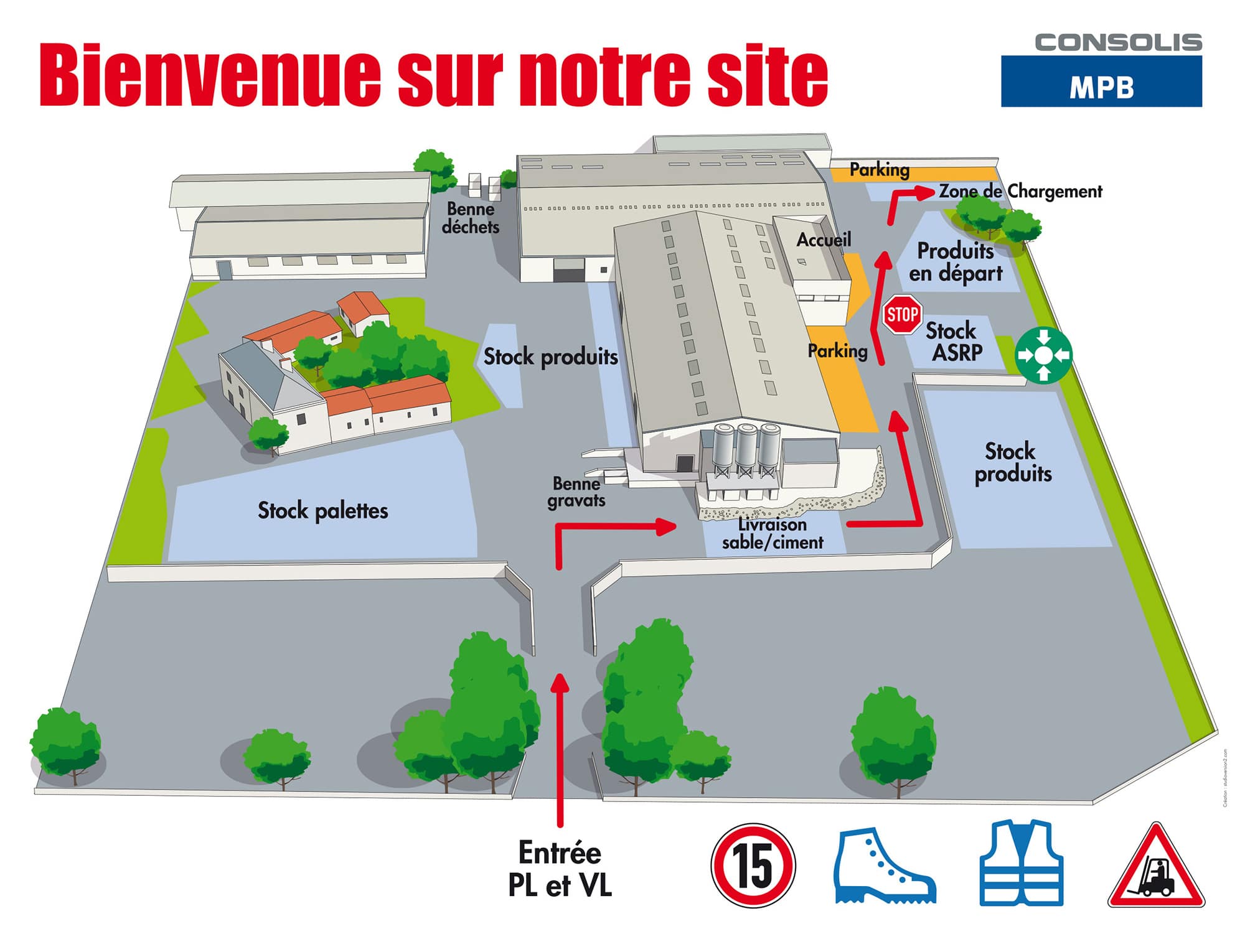 Site de production de ciment - Vertou (Loire-Atlantique)