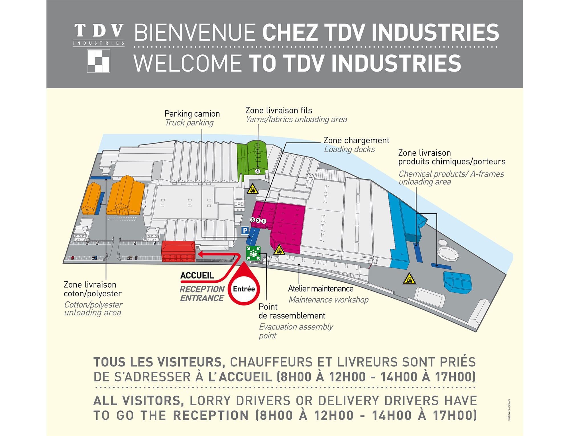 Site industriel TDV industries