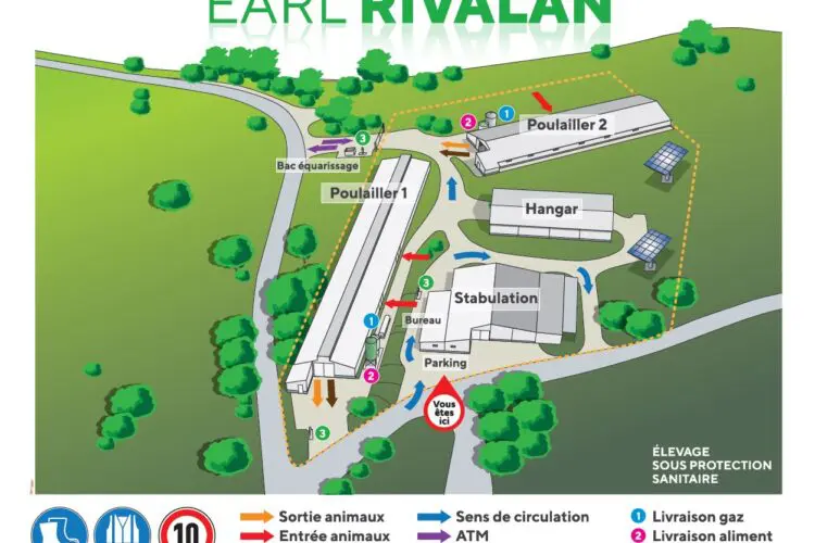 Plan d'exploitation agricole - EARL Rivalan (56)
