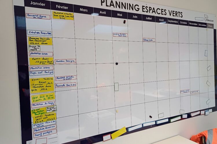 Tableau planning annuel - Ville de Pornichet (44)