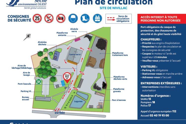 Plan écopôle Nivillac - Séché Environnement Ouest (56) traitement et valorisation des déchets