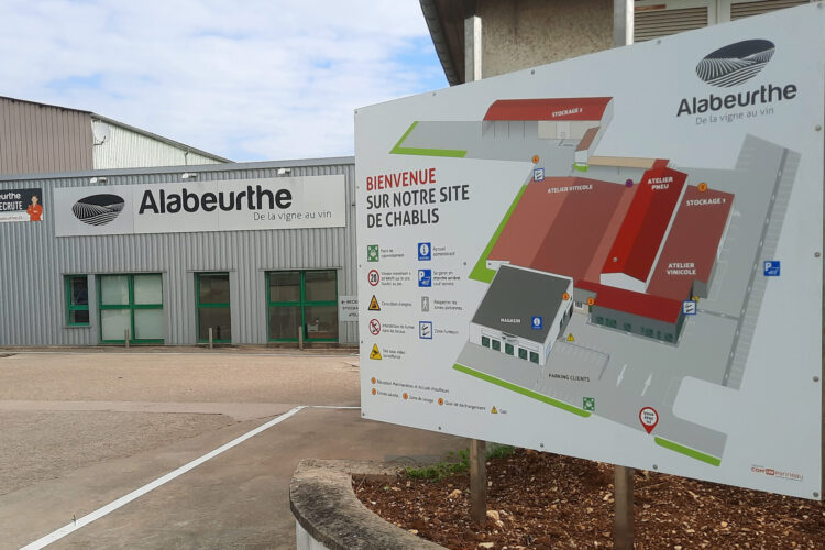 Plan de circulation - Site de vente de matériel viticole - Alabeurthe
