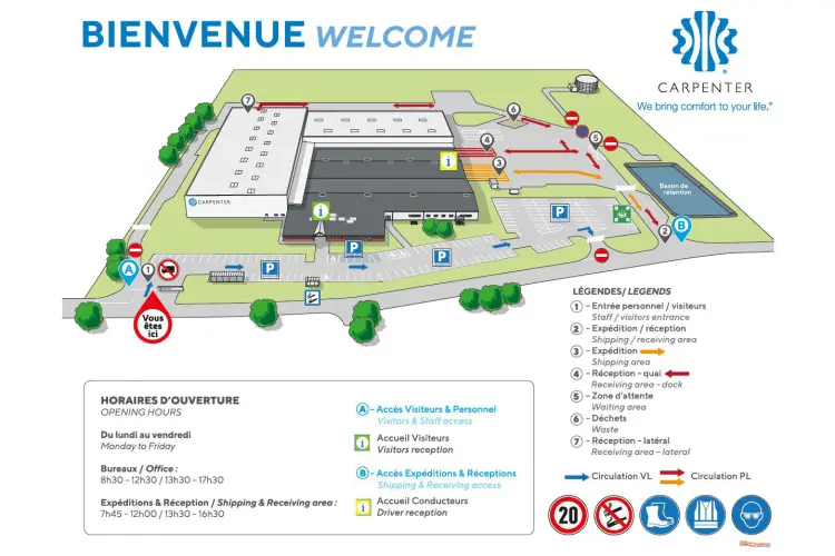 Plan de circulation - Carpenter