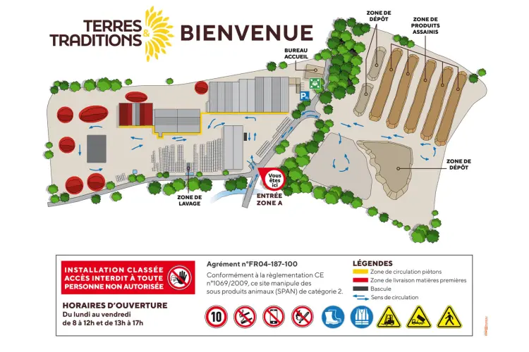 Plan de circulation - Terres et Traditions