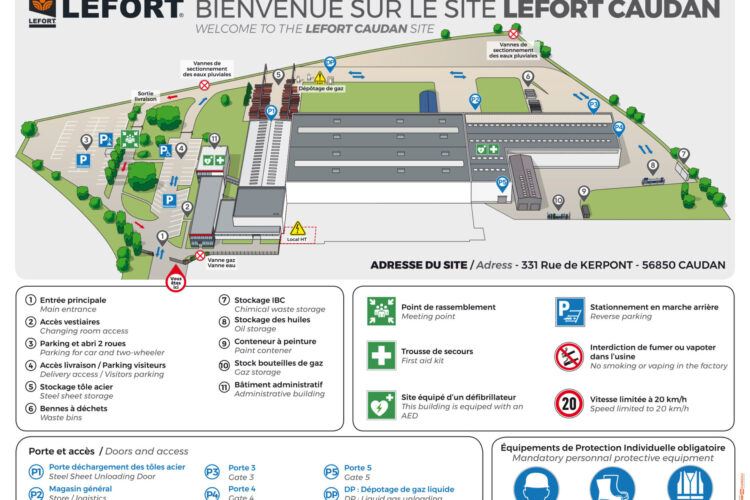 Plan de circulation sur mesure pour LEFORT Caudan !