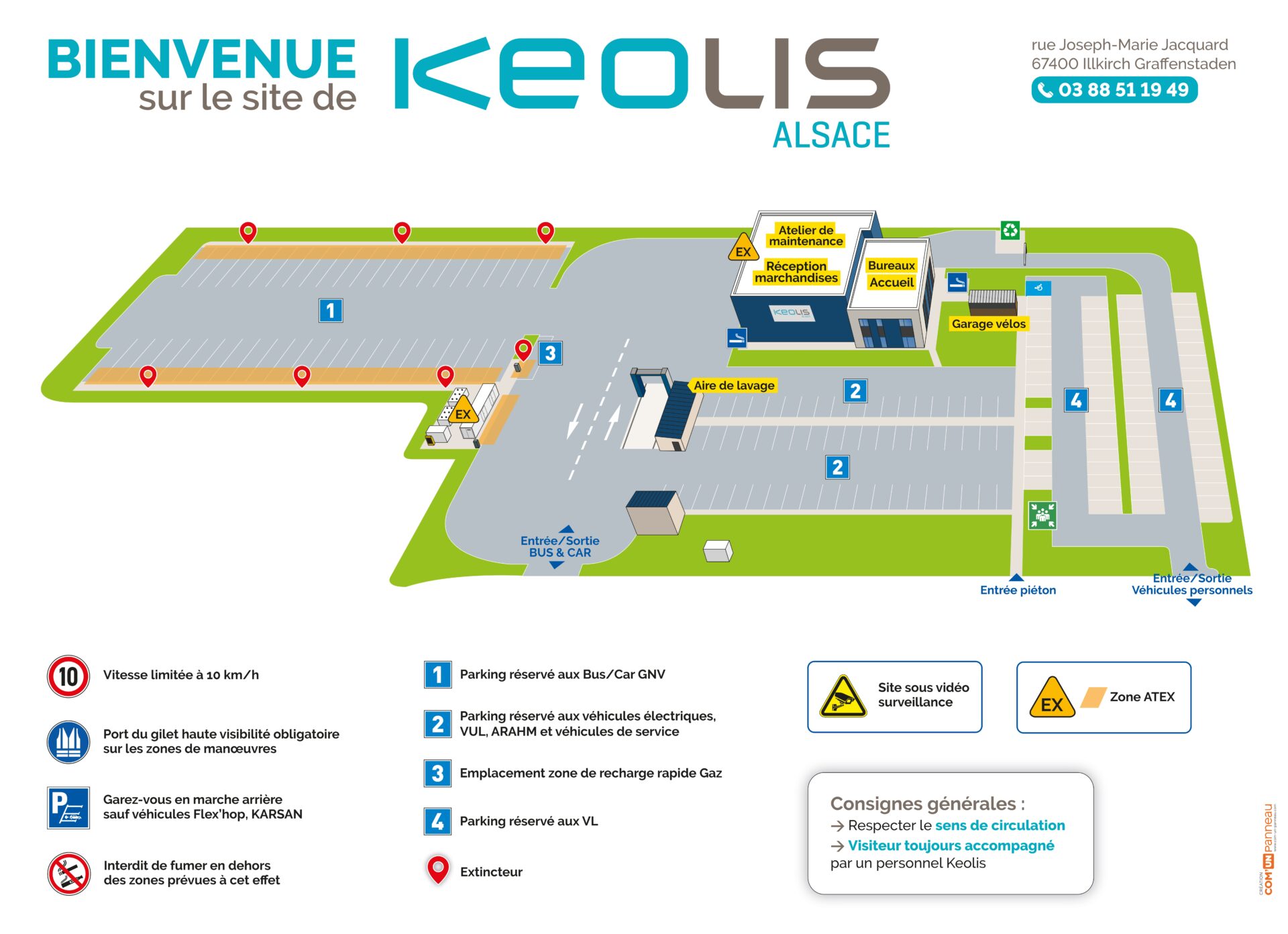Plan de circulation Alsace