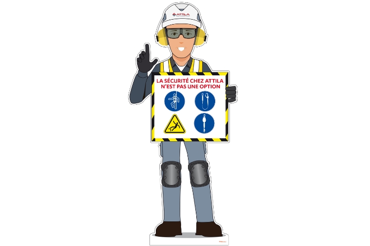 Totem Sécurité Attila - Le Mans